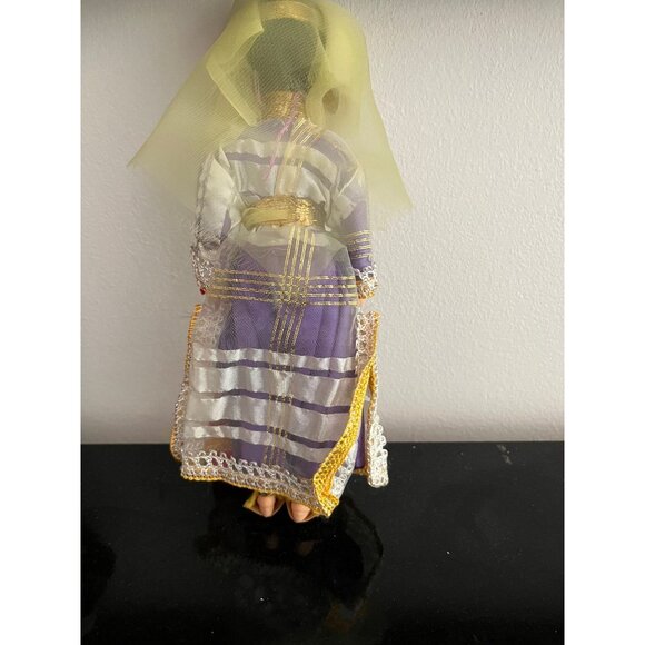Vtg Moroccan Male Berber Female Fatima Doll Folkloric LATIFA Depose Passport - Picture 6 of 10
